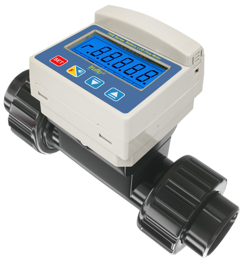 thermoplastic flow measuring instruments -TKB In-Line Paddle Wheel Flow Meter