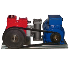 Fluxtronics belt driven pumping skid - fuel transfer system